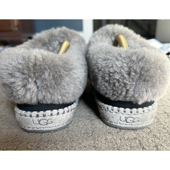 Ugg Wrinn Shearling Cuffed Slippers Sz 8 Winter Cozy - Picture 8 of 14